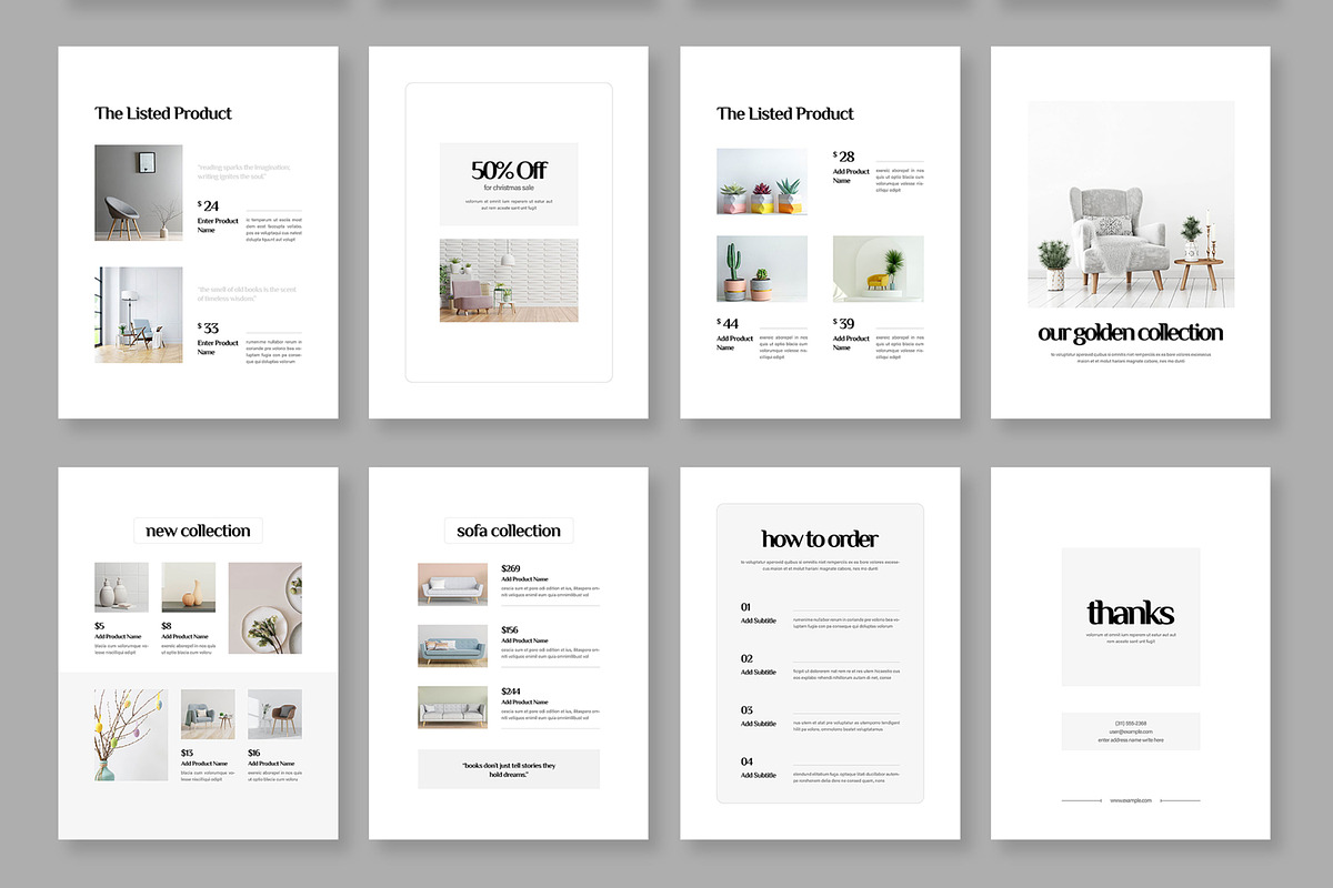 Ebook Product Catalog Template, an UI Kit Template by ContestDesign (Photo 3 of 3)