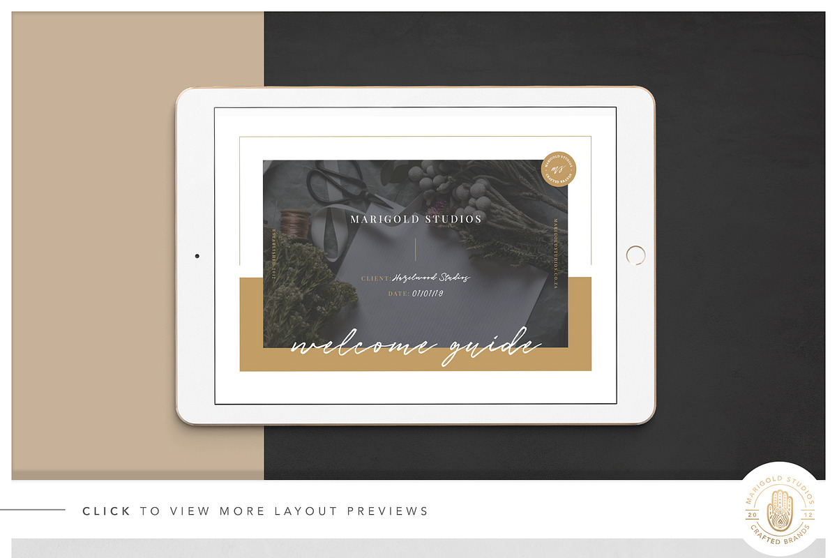 HAZELWOOD | Welcome Guide, a Presentation Template by Marigold Studios (Photo 8 of 8)