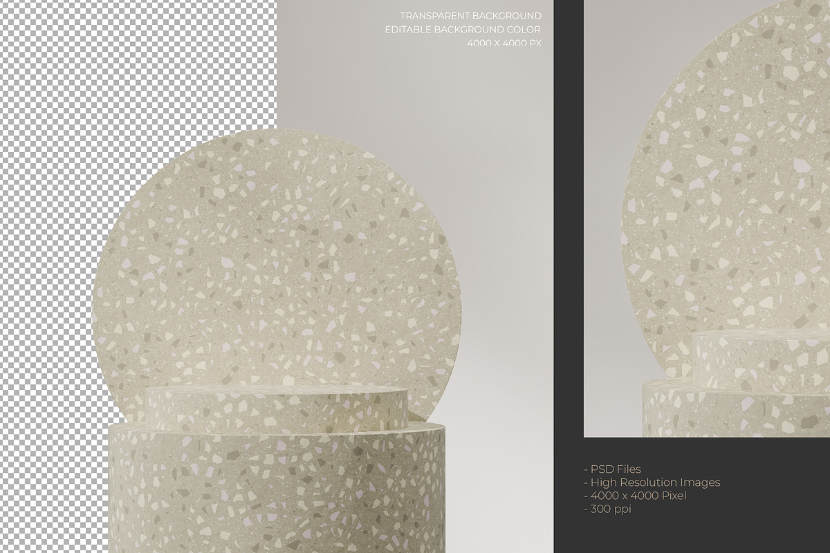 5 Podium with Transparent Background, a Background Graphic by faustudio (Photo 3 of 7)