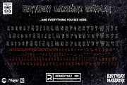 Birthday Massacre, a Font by Remedy667 (Thumbnail 6 of 7)