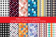 Polka dot seamless pattern., a Pattern Graphic by Shop seamless patterns (Thumbnail 1 of 13)