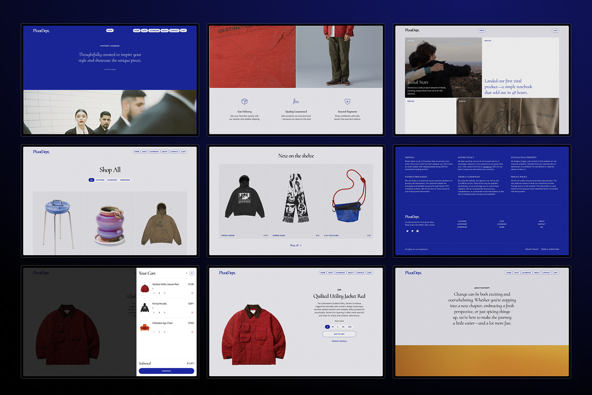 PivotDept. - Framer template, a Shopify Template by antrdnv (Photo 2 of 5)
