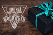 Wanted Denim layered font, a Script Font by VozzyStock (Thumbnail 8 of 8)