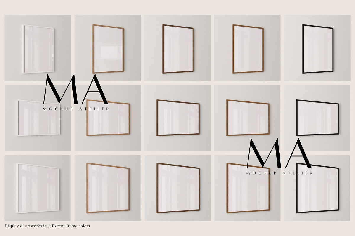 Close Up 30 Frame Mockup Bundle, a Household Mockup by Mockup Art Atelier (Photo 10 of 20)