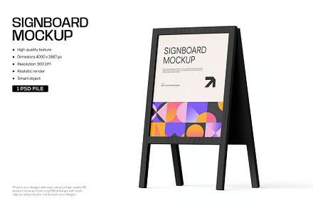 Outdoor Advertising Stand Mockup, an Advertising Mockup by zphotographystudio