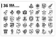3,600 Icons x3 Styles, an Outline Icon by monkik (Thumbnail 251 of 299)