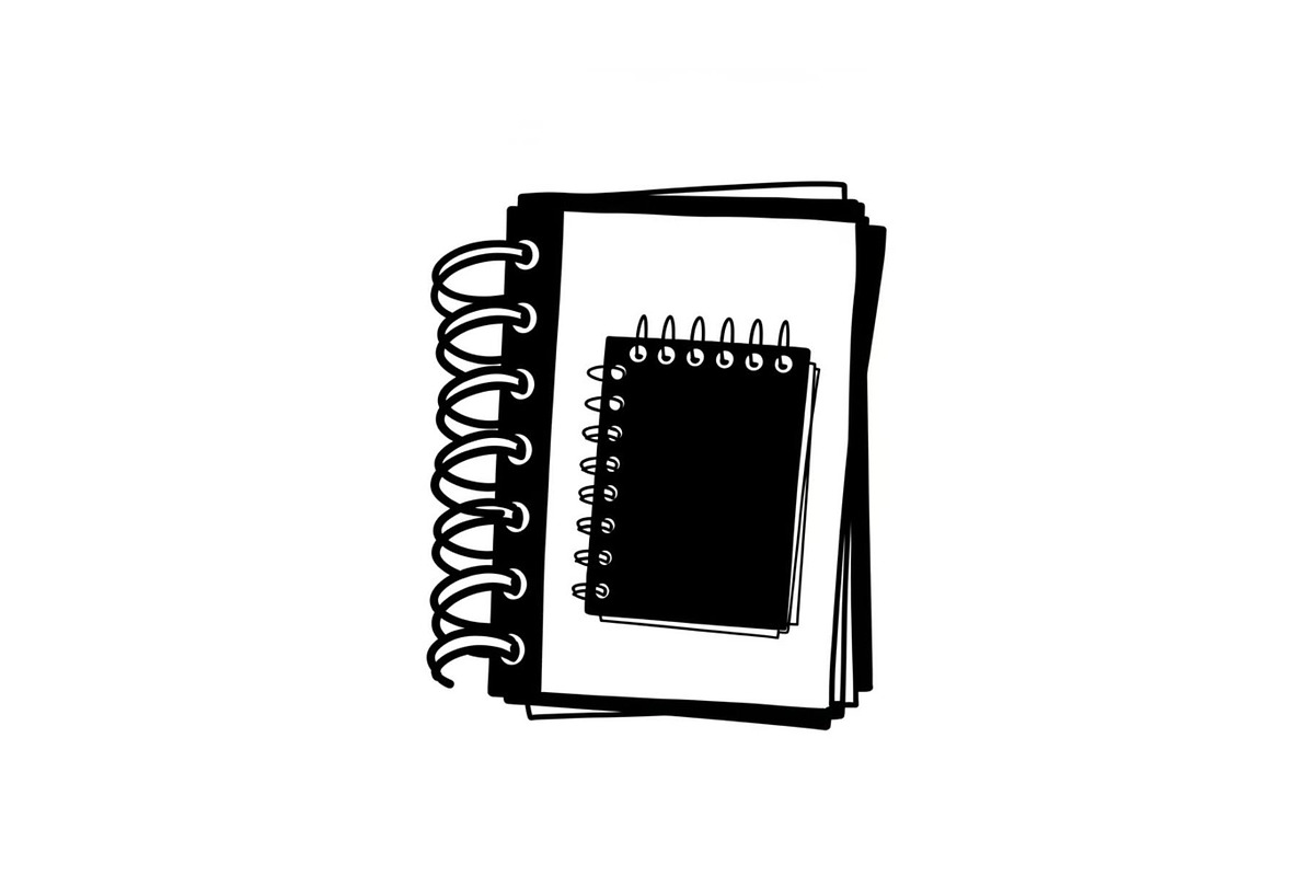 Spiral notebook school silhouette, a Graphic by musafir_fashion (Photo 5 of 10)