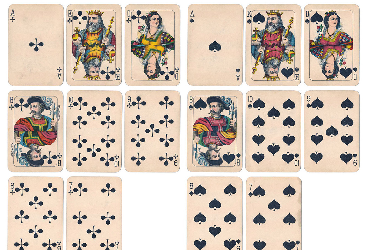 Antique German Whist Playing Cards 2, an Object Graphic by Betty Nane (Photo 3 of 4)