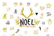 Clipart Christmas photo overlays, a Decorative Illustration by Bamboobear Books Shop (Thumbnail 2 of 7)