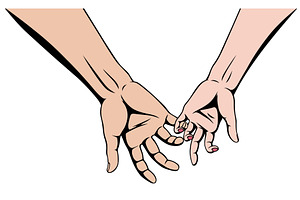 Couple in love, background concept, an Object Illustration by the8monkey