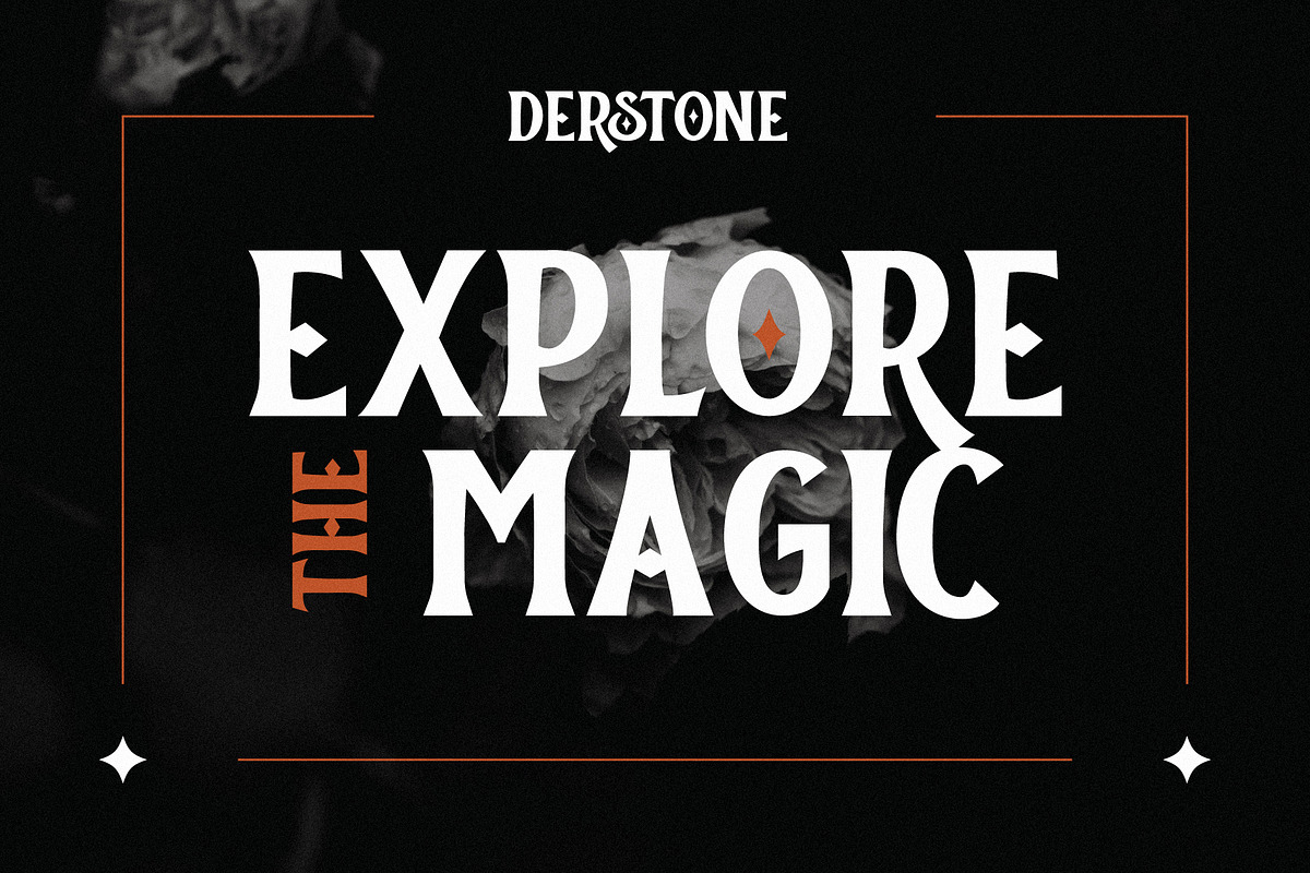 Derstone - All Caps Display Serif, a Serif Font by Lettermine (Photo 2 of 9)