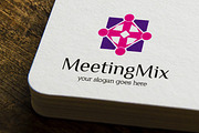 Meeting Mix Logo Template, a Branding & Logo Template by mesuka (Thumbnail 1 of 2)