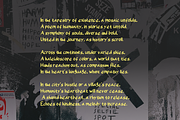 Deen World - Friendly Handwriting, a Handwritten Font by BeadyLab (Thumbnail 7 of 8)
