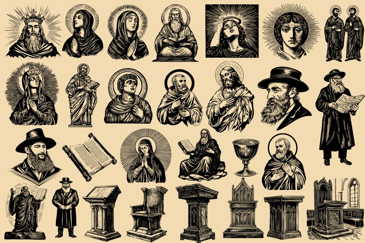 300 Religion and Faith illustrations, an Object Illustration by Nocturnal Wolf (Photo 15 of 18)