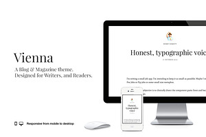 Vienna Typography Wordpress Theme