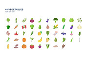 Vegetables icon set, an Icon by Icongeek26 (Thumbnail 5 of 6)