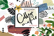 Collage Maker Stamps /Procreate, a Brush Add-On by OkayAnnie Designs (Thumbnail 2 of 7)