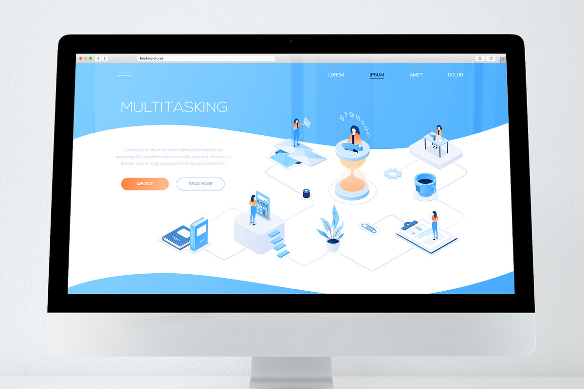 Isometric Illustration Kit, an UI Kit Template by Boyko Pictures (Photo 6 of 9)
