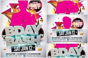 Bday Bash Flyer Template