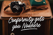 Authentic Black brush script, a Script Font by Damarletter (Thumbnail 4 of 10)