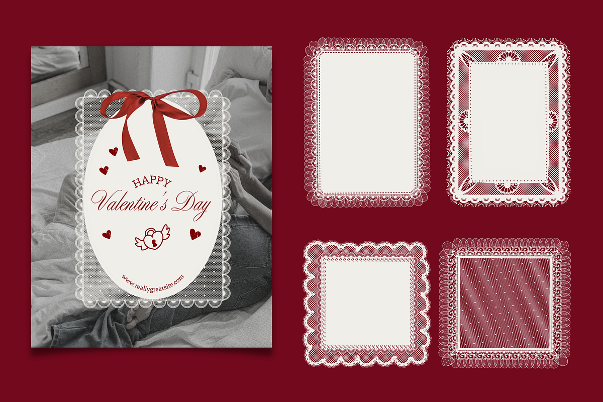 Lace Doilies Collection 20 PNG Files, an Object Illustration by Veronika Gotovceva (Photo 2 of 7)