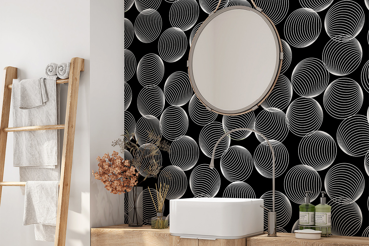 Free Linear Circles, a Pattern Graphic by MalyskaStudio (Photo 5 of 5)