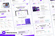 Adify Job Finder Web Template UI Kit, an UI Kit Template by Lumina_ui_ux202 (Thumbnail 5 of 7)