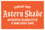 Astern Shade - Blackletter Font, a Blackletter Font by Edignwn Type (Thumbnail 1 of 10)