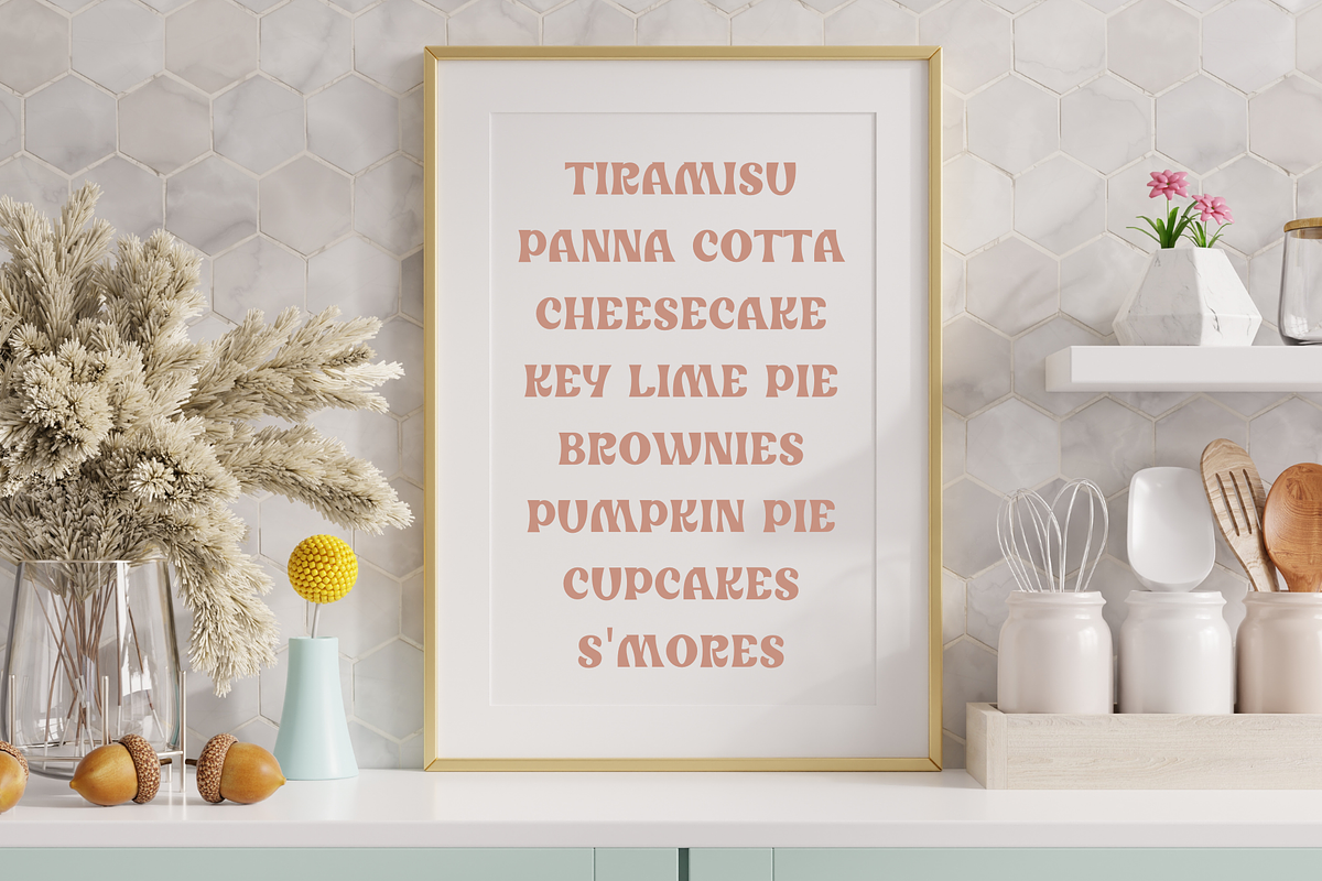 Rocking Font, a Sans Serif Font by Sofia Skoog (Photo 11 of 12)