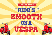 Satzo - Retro Groovy Font, a Serif Font by RagamKata (Thumbnail 6 of 11)