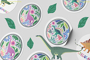 Era of Dinosaurs Patterns, a Pattern Graphic by Michiru13 (Thumbnail 5 of 17)