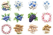 Botanical Forest Wildflower, an Illustration by CitraGraphics (Thumbnail 2 of 5)