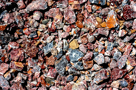 Granite crushed close-up, an Abstract Photo by Schreibikus