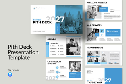 Pitch Deck Keynote Presentation Temp