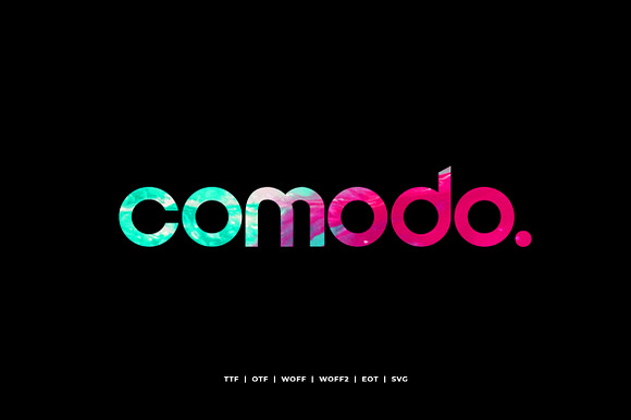 Comodo - Display Typeface preview 8
