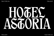 TAN - TWILIGHT, a Blackletter Font by TanType (Thumbnail 6 of 13)