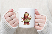 Whimsical Christmas Gingerbread Clip, an Illustration by designcity5 (Thumbnail 5 of 5)