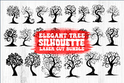 Tree Laser Cut Bundle | Decorative, an Object Graphic by jahid234 (Thumbnail 1 of 9)