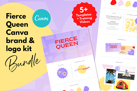 Fierce Queen Canva logo & brand kit