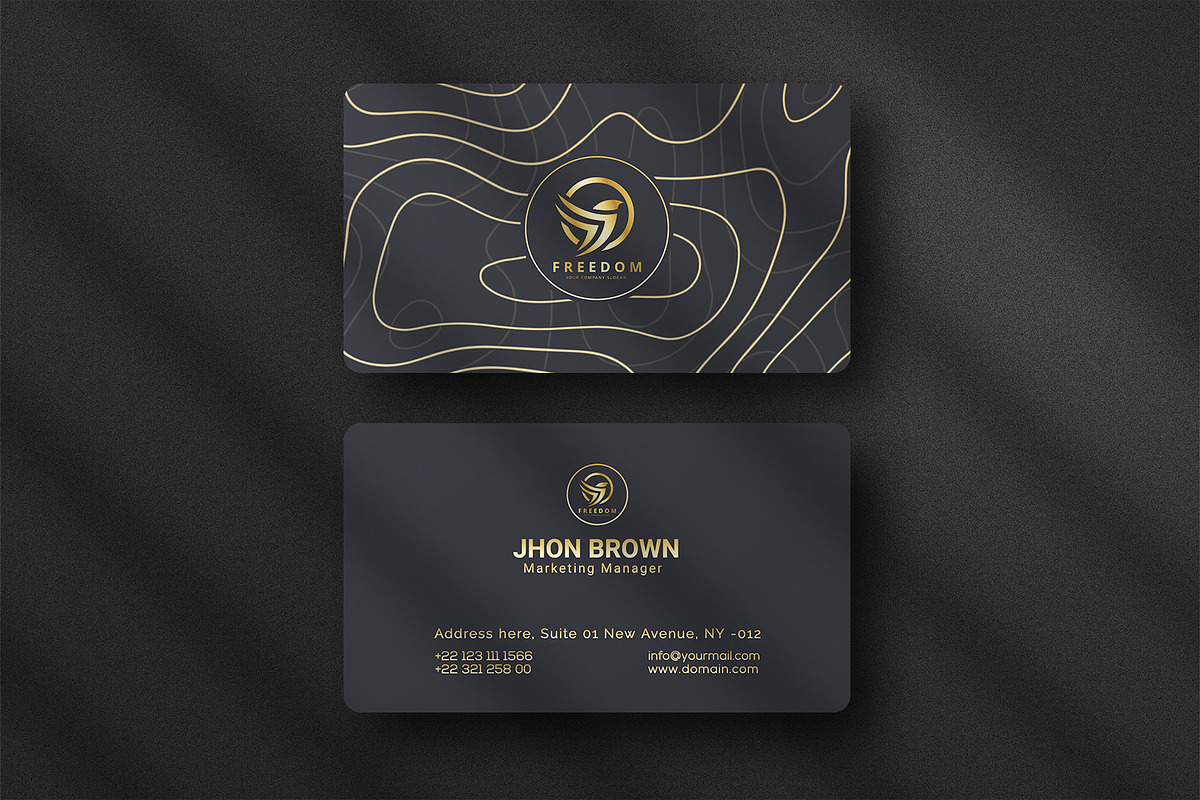 Business card Template & 3 Mock-up, a Business Card Template by Smashing_Studio (Photo 4 of 10)