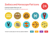 Zodiacs and Horoscope Flat Icons, an Icon by Vectopus.com (Thumbnail 1 of 4)