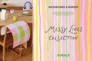 Messy Lines: backgrounds & borders, a Texture Graphic by Purple (Thumbnail 1 of 11)