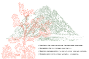 Negative Space Nature | Vector Art, a Graphic by teenyweenyday (Thumbnail 3 of 4)