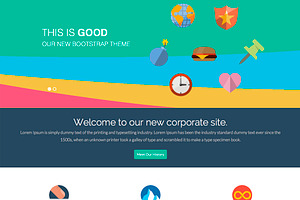 GoodWP - Bootstrap WordPress Theme