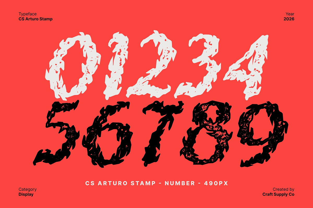 CS Arturo Stamp, a Blackletter Font by Craft Supply Co. (Photo 6 of 8)