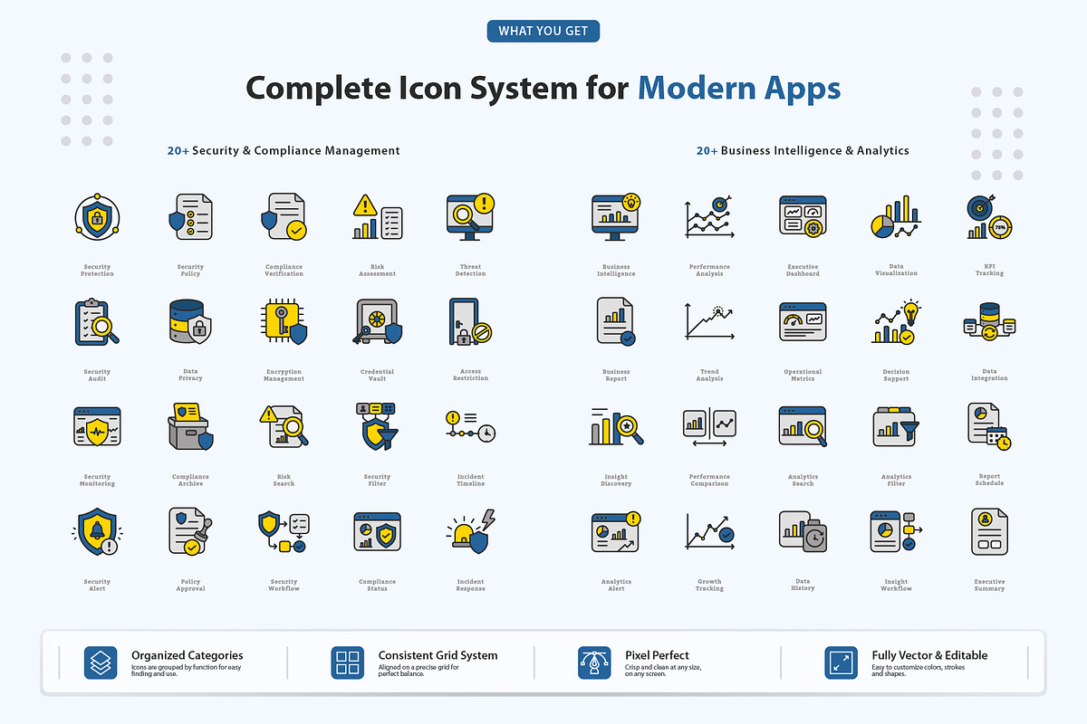 Enterprise Management Icons, an Outline Icon by vexper (Photo 5 of 7)