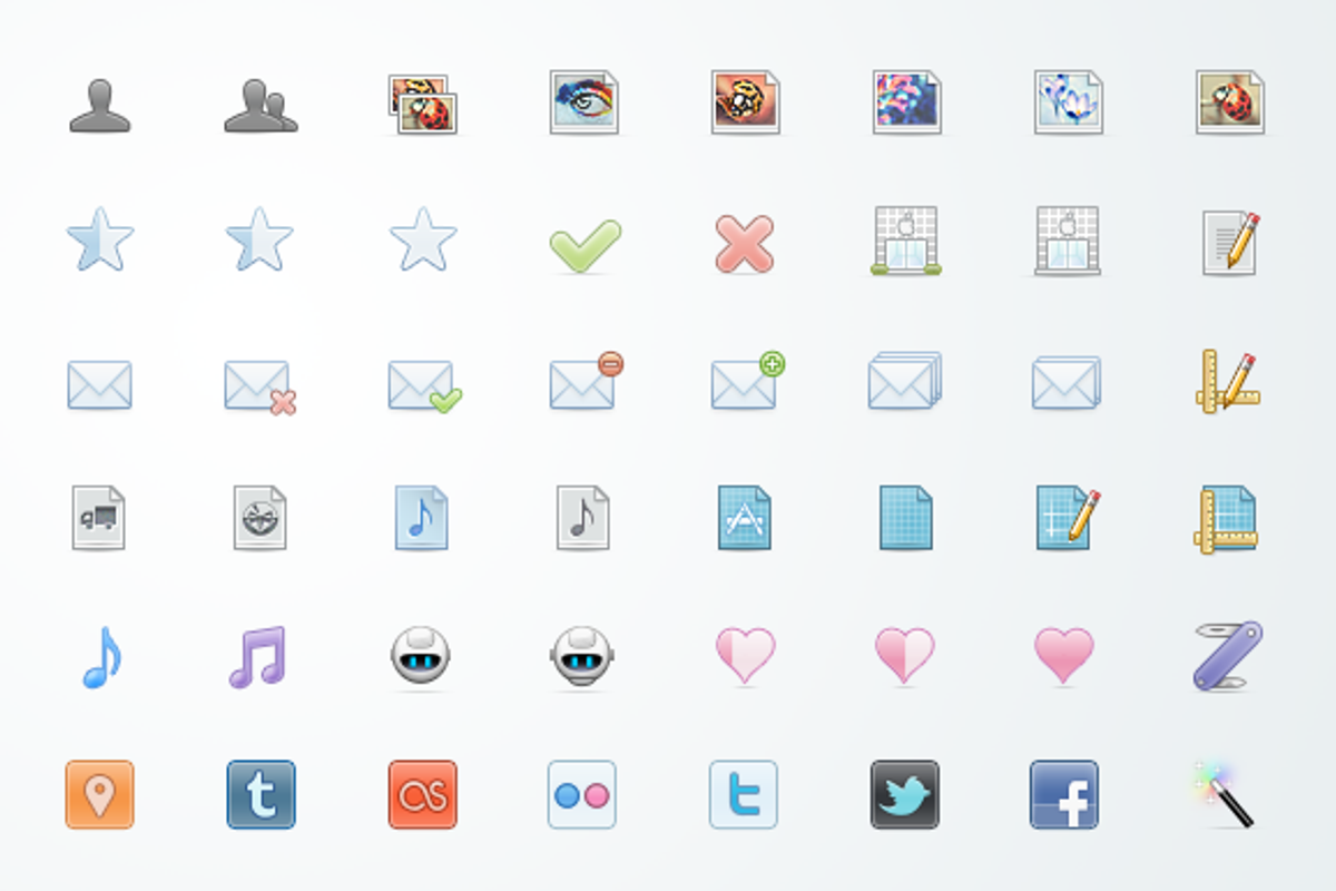 Srin - 105 Web Icons PSD, an Icon by Pixlsby.me (Photo 2 of 3)