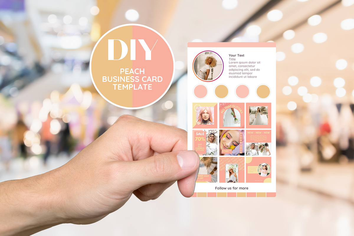 Cute Business Card - Logo Included, a Business Card Template by SunshineStudioBoutique (Photo 3 of 9)