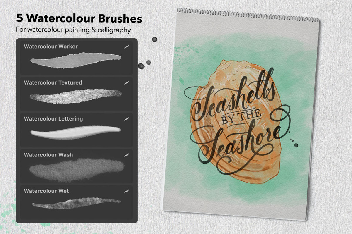 Essentials for Calligraphy-Procreate, a Brush Add-On by iPad Calligraphy (Photo 6 of 16)