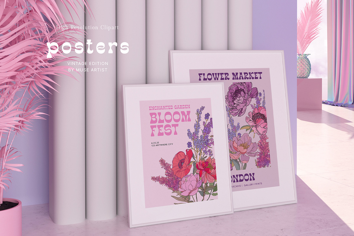 Whimsical Garden Patterns & Prints, a Decorative Illustration by Muse Artist (Photo 14 of 20)